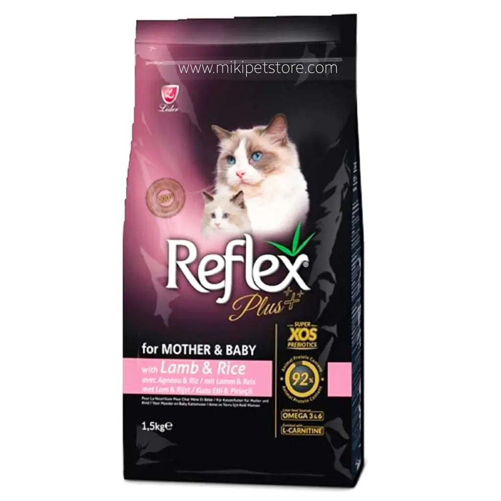 Reflex Mother & Baby Lamb Rice - Adult Dry Cat Food 15 Kg
