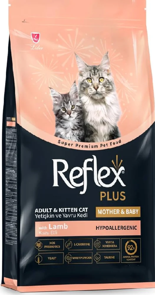 Reflex Plus Mother & Baby Cat Lamb 8Kg