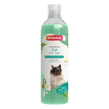 Beaphar Cat Shampoo Macadamia Oil Aloe Vera 250 ml