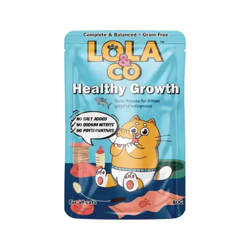 Lola&Co Healthy Growth Tuna Mouse Kitten 80g
