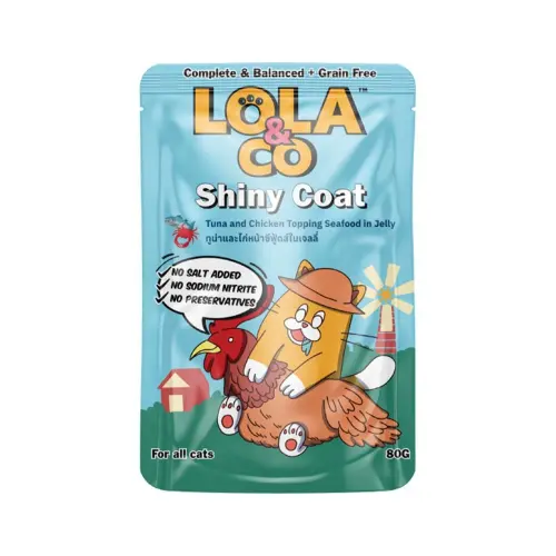 Lola&Co Shiny Coat Tuna & Chicken Sea Jelly 80g