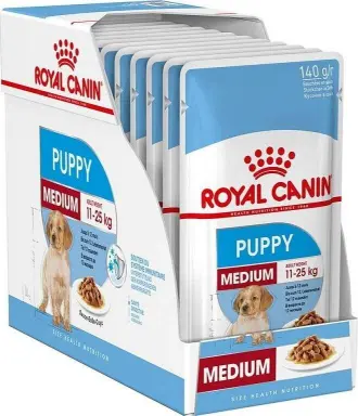 Royal Canin Size Medium Puppy Wet Food  140g by Royal Canin — Dog Wet Food — Pet Glow Qatar