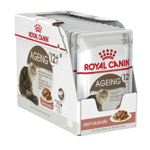 Royal Canin Ageing 12+ Gravy Wet Cat Pouches 85g