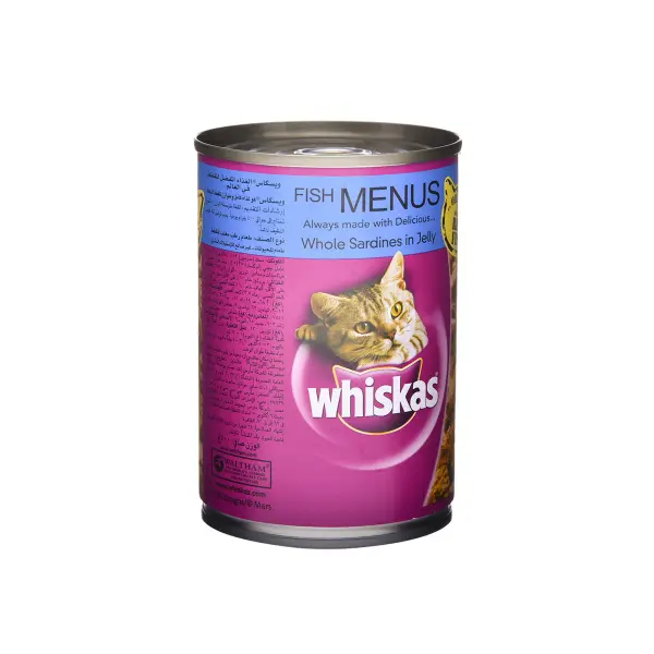 Whiskas Sardine LOAF Tin 400g by Whiskas — Cat Wet Food — Pet Glow Qatar