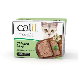 Catit Cuisine Chicken Pate with Liver, 95 g Tetra, 12pcs/box
