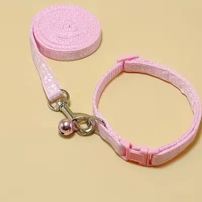 Paw Print Pet Collar Leash Set by General — Pet Accessories — Pet Glow Qatar