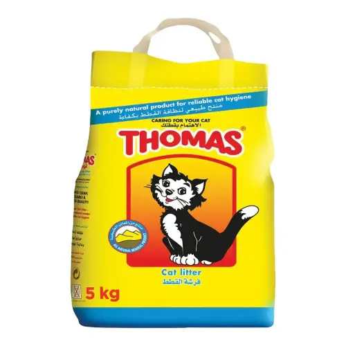 Thomas Cat Litter 5Kg by Thomas — Cat Litter & Hygiene — Pet Glow Qatar