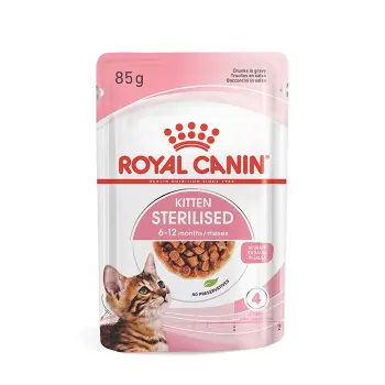 Royal Canin Sterilised Gravy Wet Cat Pouches 85g by Royal Canin — Cat Wet Food — Pet Glow Qatar