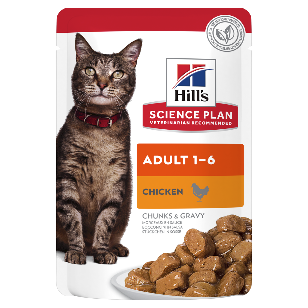 Hill's Sterilised Adult Cat Chicken Gravy 85g pet product in Qatar