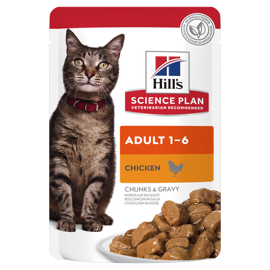 Hill's Sterilised Adult Cat Chicken Gravy 85g pet product in Qatar