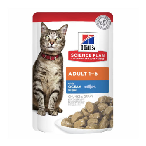 Hill's Adult Food Wet Ocean Fish Pouch 85g pet product in Qatar