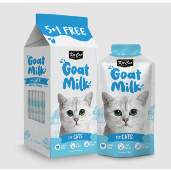 Kit Cat Goat Milk for Cats – 50ml (6 x 50ml) pet product in Qatar