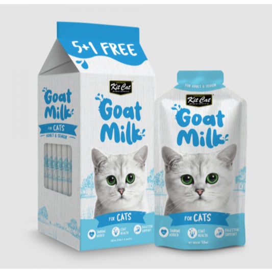 Kit Cat Goat Milk for Cats – 50ml (6 x 50ml) pet product in Qatar