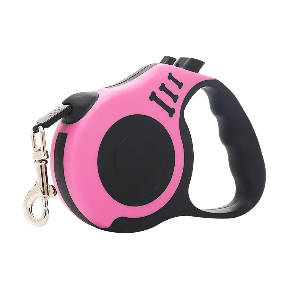 Dog Automatic Retractable Leash Walking Dogs Red pet product in Qatar