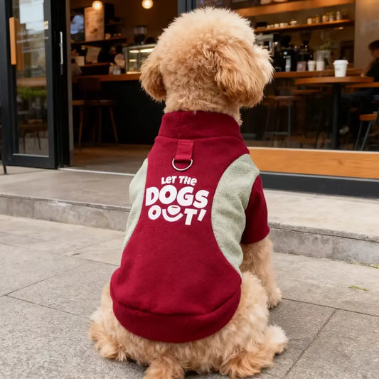Winter Pet Coat Vest – Crimson | M (32×26×30cm) pet product in Qatar