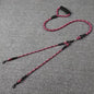 Dual Dog Leash, Tangle-Free Nylon – Rose Red pet product in Qatar
