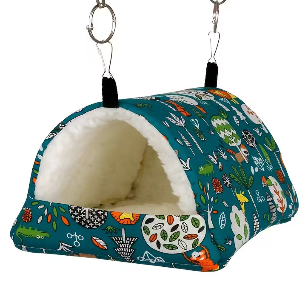 Winter Plush Bird Hammock Small Nest pet product in Qatar