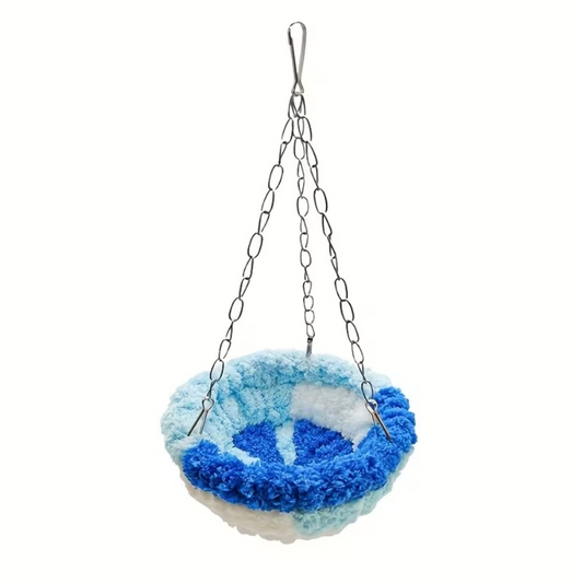 Four-Season Bird Hammock Nest – Blue