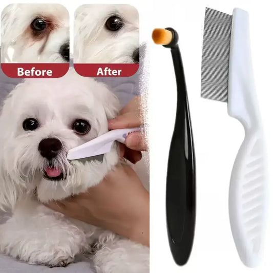 Pet Eye Cleaning Brush & Comb Set pet product in Qatar
