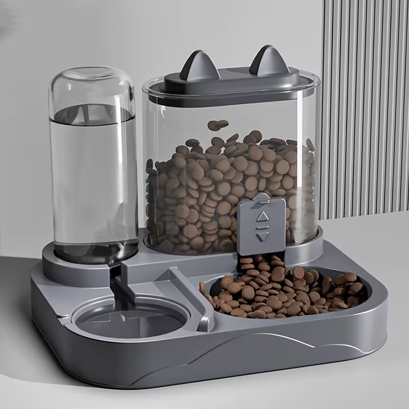 Pet Feeder Set Cats Grey pet product in Qatar