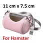 Pink Cylinder Hamster Carrier Backpack Small size pet product in Qatar