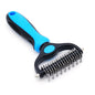 Double-Sided Deshedding and Dematting Comb for Dogs & Cats