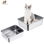 Stainless Steel Cat Litter Tray (40x35cm)