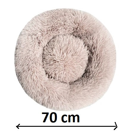 Soft Bed for Cat & Dog - Cream color (70cm)