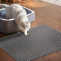 Cat Litter Mat Double Layer – Grey 75x55cm – Easy Clean Design