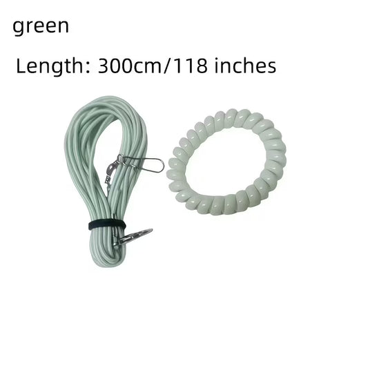 Lightweight Bird Training Leash – Green – For Small Birds
