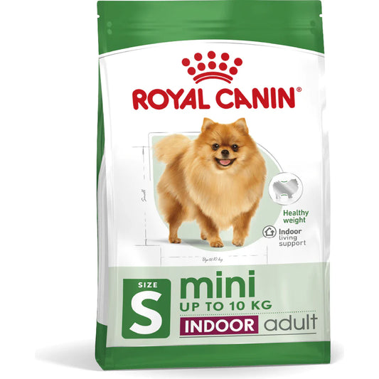 Royal Canin Mini Indoor Adult Dog Food 1.5 kg pet product in Qatar