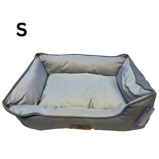 Oxford Pet Bed For Cat & Small Dog - Grey Small (48 × 41 × 15 Cm) pet product in Qatar