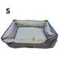 Oxford Pet Bed For Cat & Small Dog - Grey Small (48 × 41 × 15 Cm) pet product in Qatar