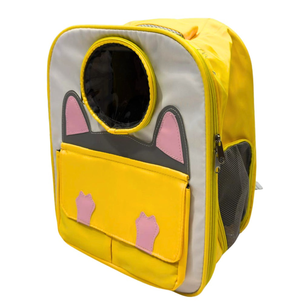 Pet Carrier Backpack Yellow pet product in Qatar