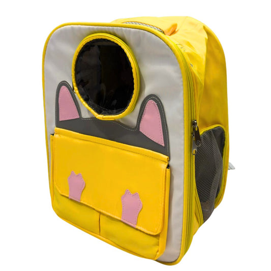 Pet Carrier Backpack Yellow pet product in Qatar