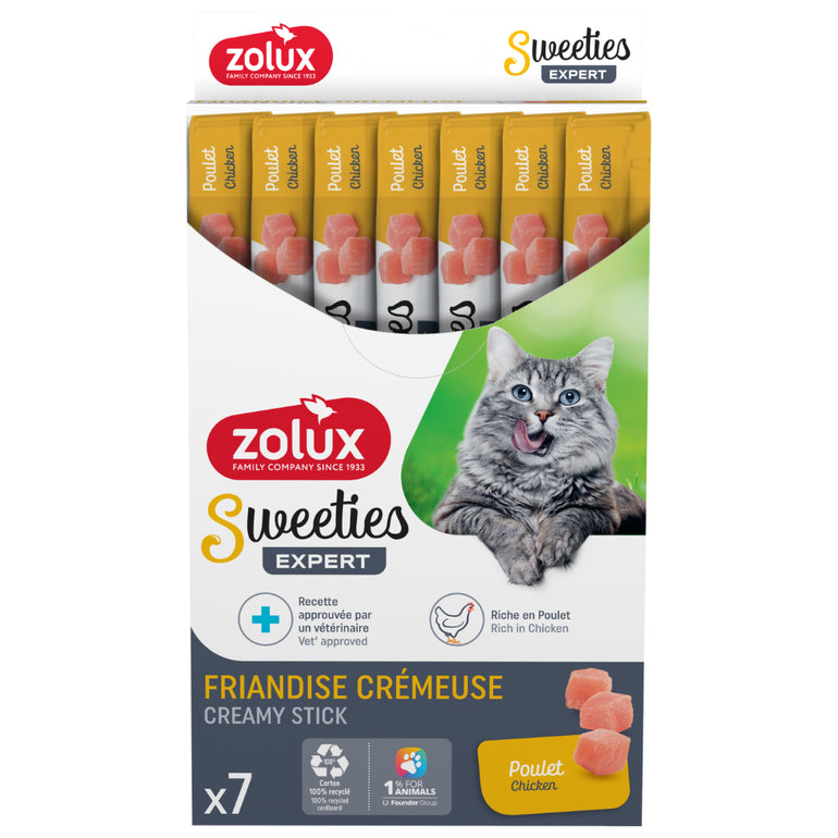 Zolux Sweeties Creamy Chicken Crab Cat Treat pet product in Qatar