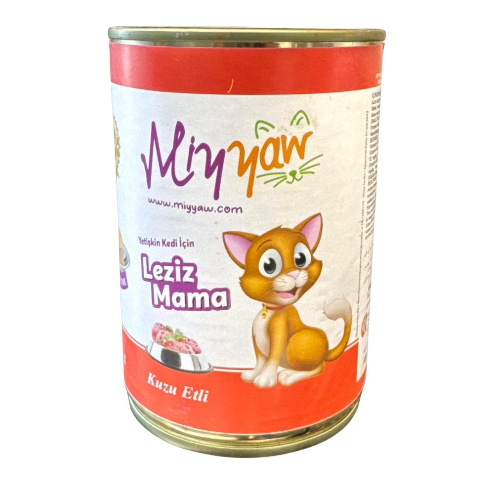 Miyyaw Lamb Adult Cat Wet Food Can 400g pet product in Qatar
