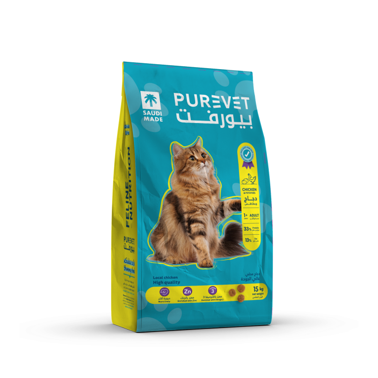 Purevet Adult Cat Dry Food 15kg pet product in Qatar