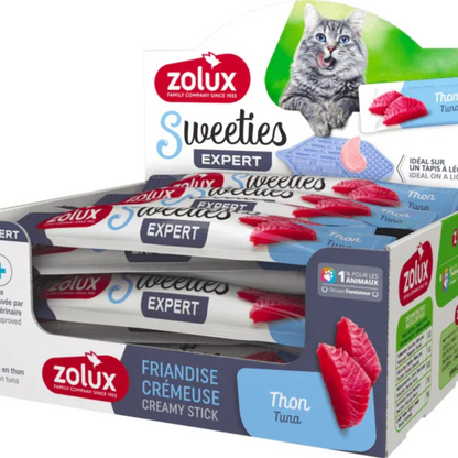 Zolux Sweeties Creamy Cat Treat – Tuna 48 pcs Box