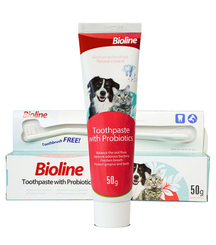 Bioline Toothpaste With Probiotic For Dogs And Cats pet product in Qatar