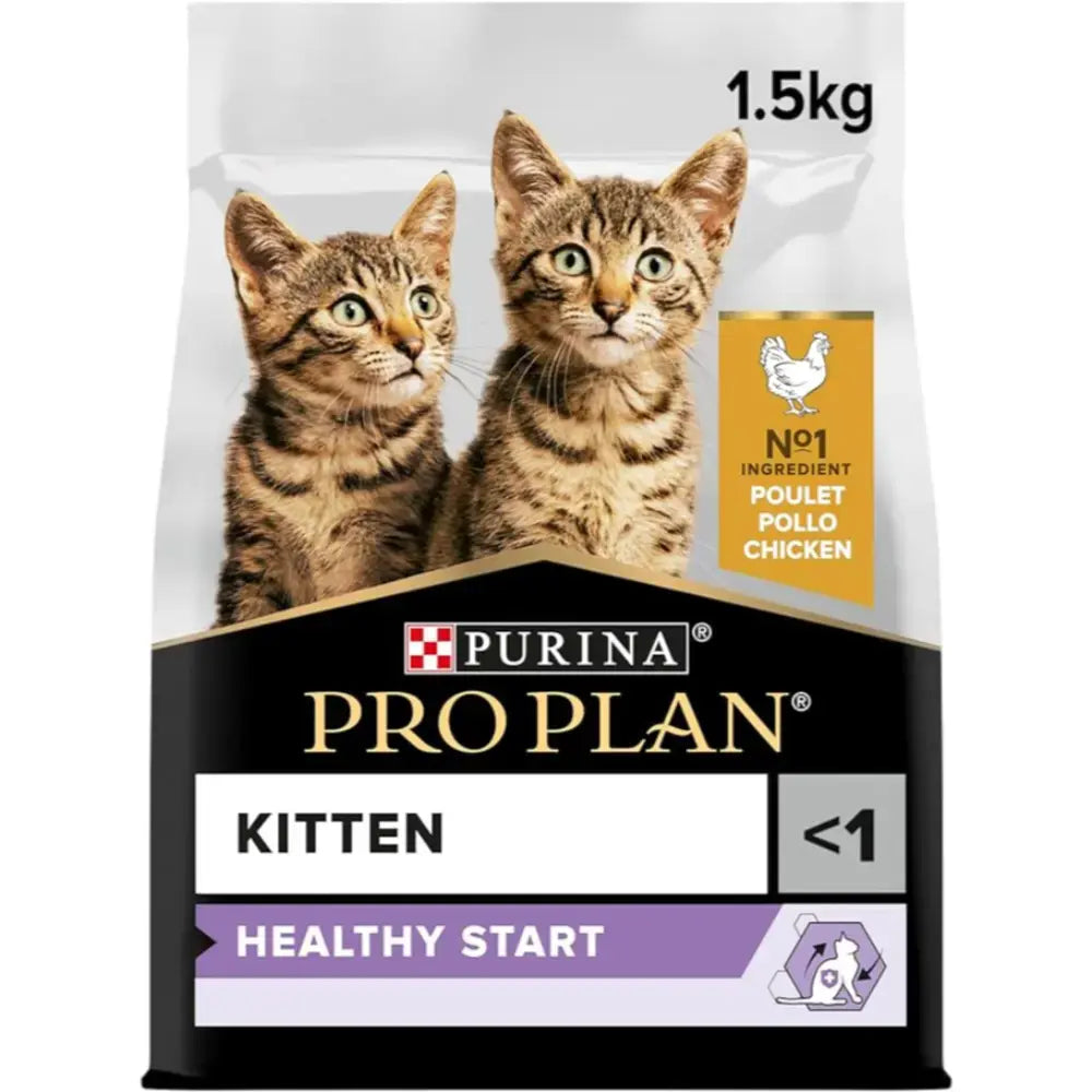 Purina Pro Plan Kitten Healthy Start Dry Cat Food Chicken 1.5 Kg pet product in Qatar