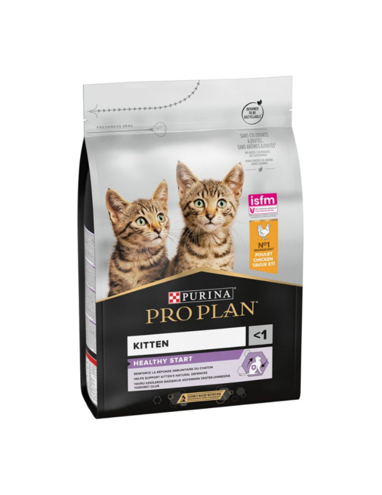 Purina Pro Plan Healthy Start Chicken Kitten Dry Food 400g pet product in Qatar