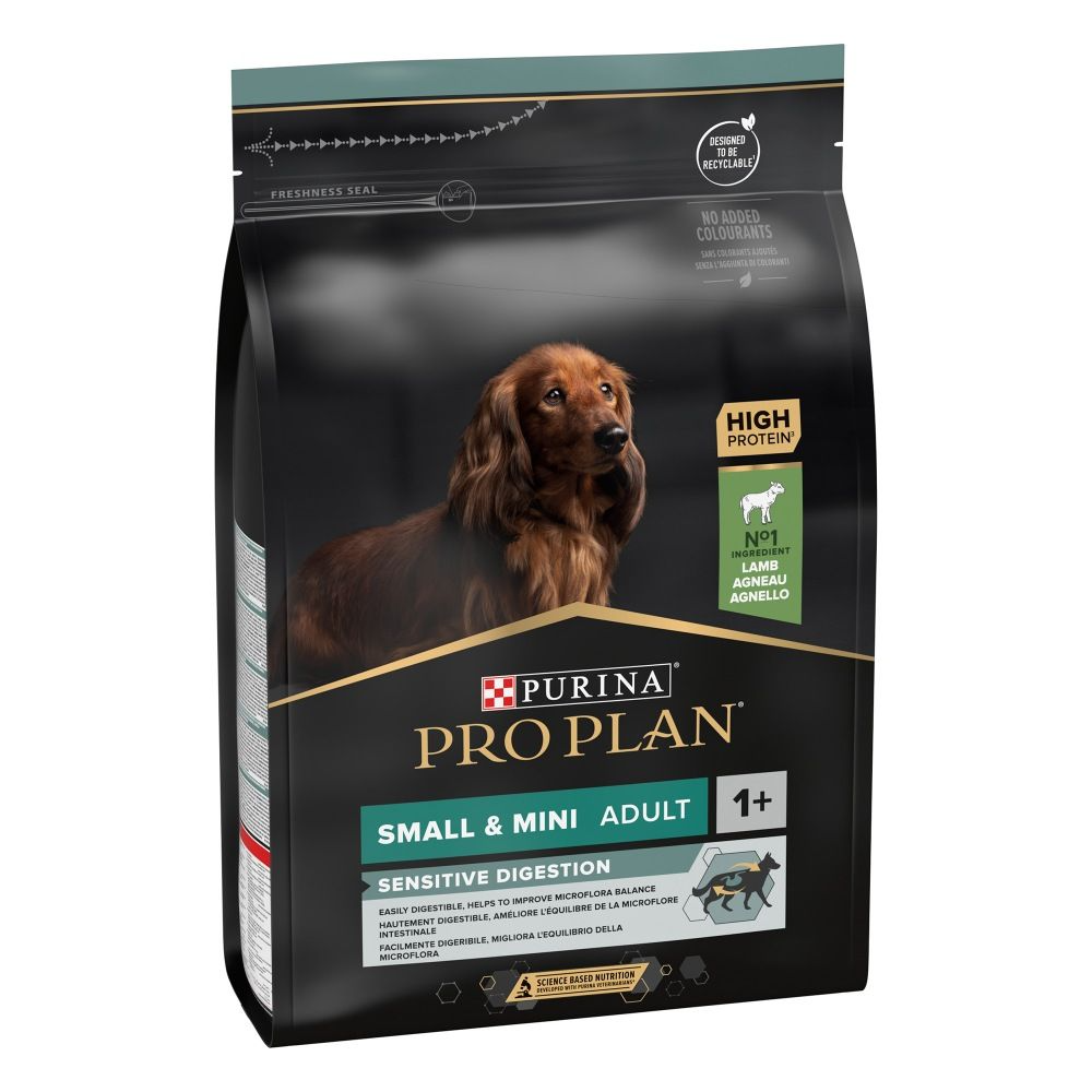 Purina Pro Plan Sensitive Digestion Small And Mini Adult Dry Dog Food Lamb 3 Kg