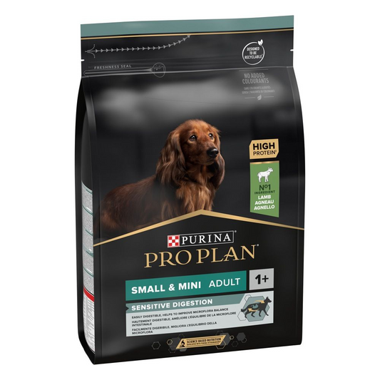 Purina Pro Plan Sensitive Digestion Small And Mini Adult Dry Dog Food Lamb 3 Kg