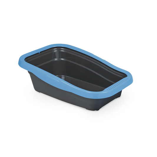Nella Cat Litter Tray with Frame Blue 58 x 37.5 x 18 cm pet product in Qatar