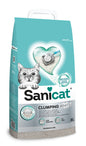 Sanicat Clumping White Cat Litter Unscented  8L pet product in Qatar