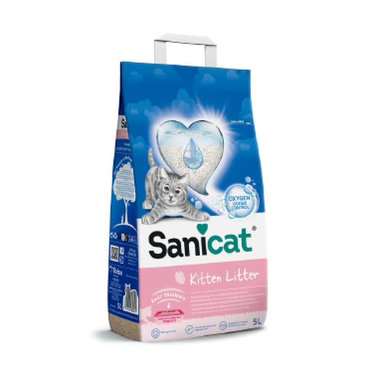 Sanicat Kitten Cat Litter 5L pet product in Qatar