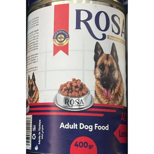 Rosa Lamp Chunks In Gravy Adult Dogs Wet Food 400G pet product in Qatar