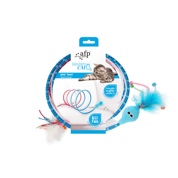 AFP Modern Cat Spiral Cat Toy Tunnel pet product in Qatar