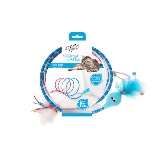 AFP Modern Cat Spiral Cat Toy Tunnel pet product in Qatar
